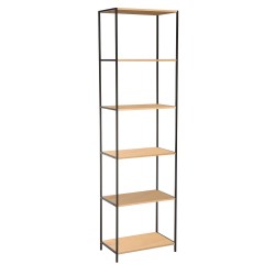 Shelf HARPER 50x30xH180cm, ash black