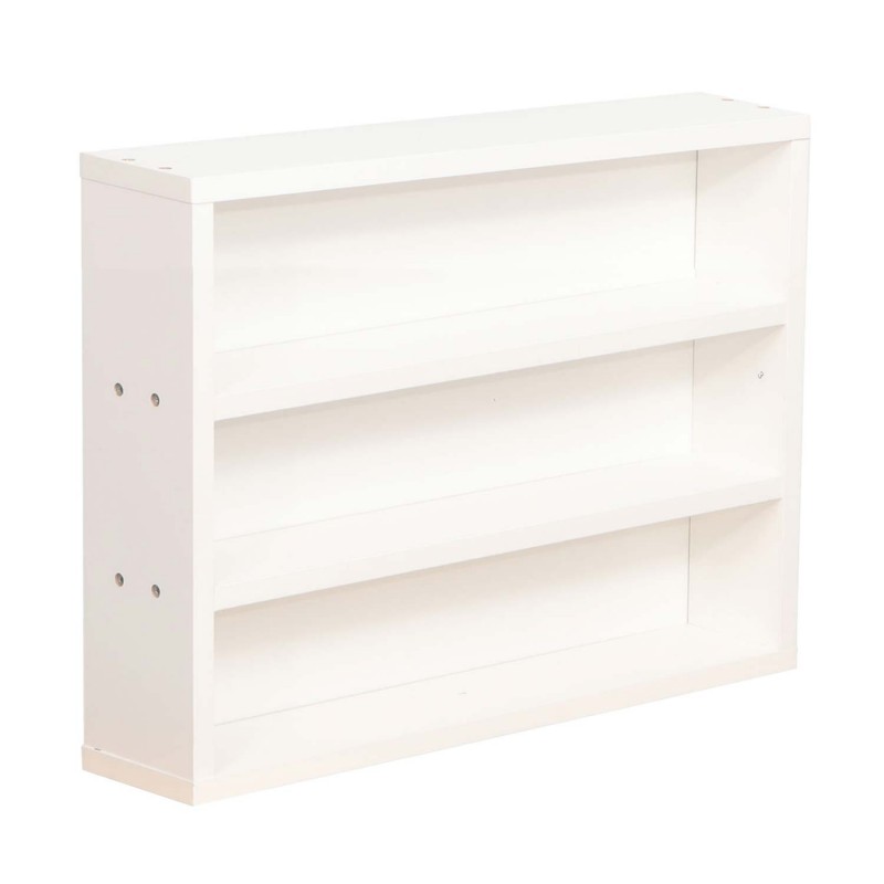 Shelf LESTER 48x10xH36cm, white melamine