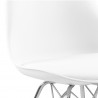 Chair ERIS white chrome