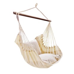 Swing chair TIERRA natural white