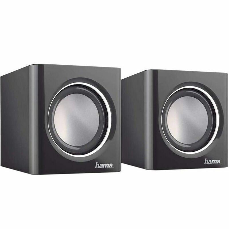 Bezvadu skaļrunis Hama  Sonic Mobil 185 Notebook Speaker Black Silver