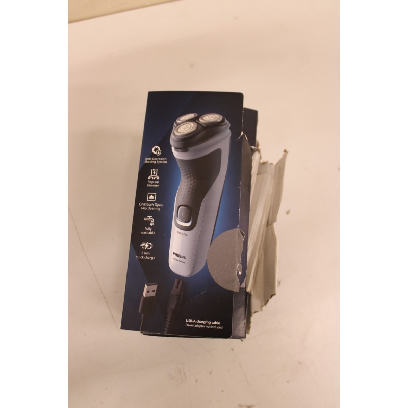 SALE OUT. Philips X3003/00 Beard Shaver, Wet & Dry, Blue/Black Philips Beard Shaver X3003/00 Operating time (max)