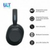 Sony ULT WEAR - Wireless Bluetooth Headphones with ULT POWER SOUND, Ultimate Deep Bass, Noise Cancelling, Clear Call