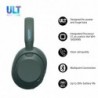 Sony ULT WEAR - Wireless Bluetooth Headphones with ULT POWER SOUND, Ultimate Deep Bass, Noise Cancelling, Clear Call