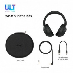 Sony ULT WEAR - Wireless Bluetooth Headphones with ULT POWER SOUND, Ultimate Deep Bass, Noise Cancelling, Clear Call