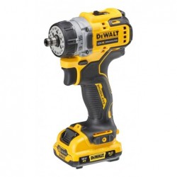 DeWALT DCD703L2T-QW drill 1500 RPM Keyless 900 g Black, Yellow