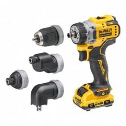 DeWALT DCD703L2T-QW drill 1500 RPM Keyless 900 g Black, Yellow
