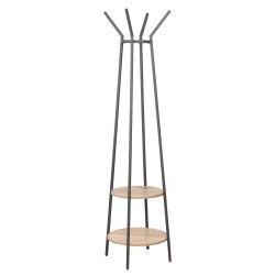 Clothes rack HANNES 48x48xH170cm, rustic melamine