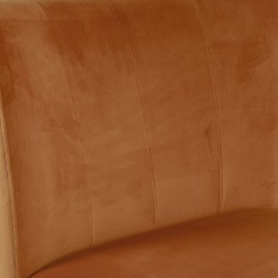 Chair TURIN orange velvet