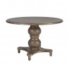 Обеденный стол WATSON D120xH78cм, материал  дуб, цвет  антик-коричневый