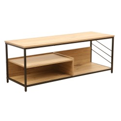 TV laud DIMITRA 120x40xH45cm, rustik must