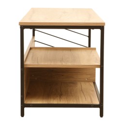 TV laud DIMITRA 120x40xH45cm, rustik must