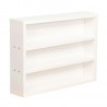 Shelf LESTER 48x10xH36cm, white melamine