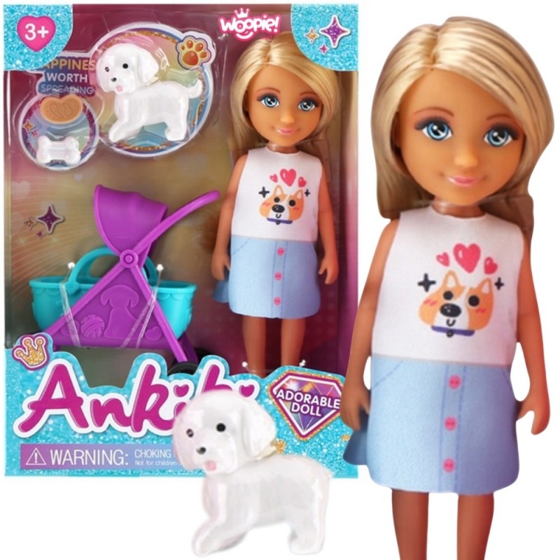 WOOPIE ROYAL Laleczka z Wózkiem i Pieskiem