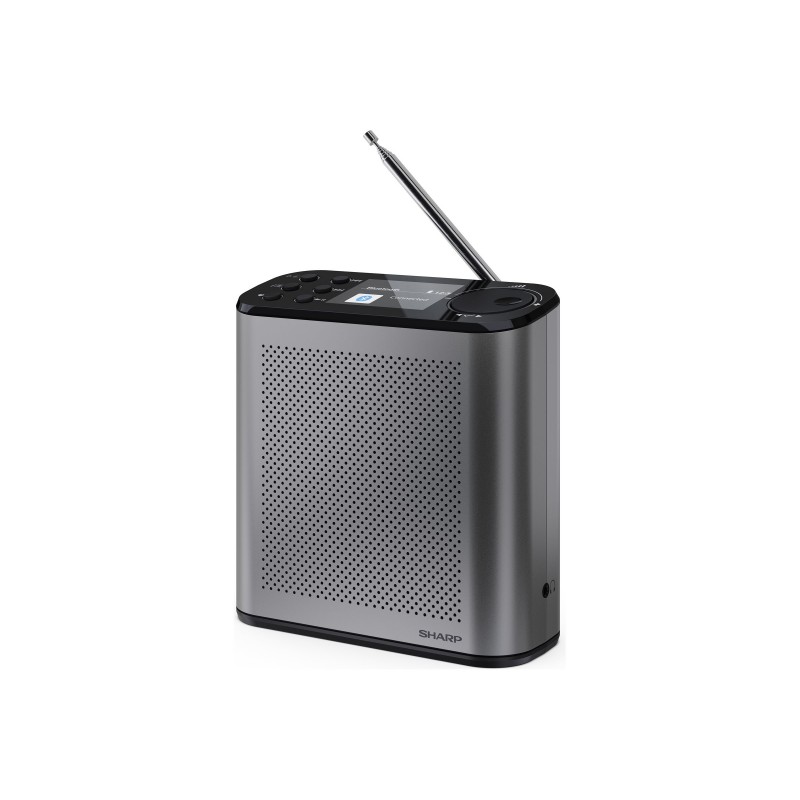 Sharp OSAKA Portable Digital Radio DR-P530(GY) USB port Bluetooth FM radio Wireless connection