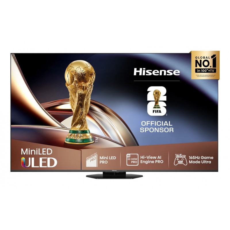 Hisense 55U8Q 139.7 cm (55") 4K Ultra HD Smart TV Wi-Fi Black 700 cd/m²