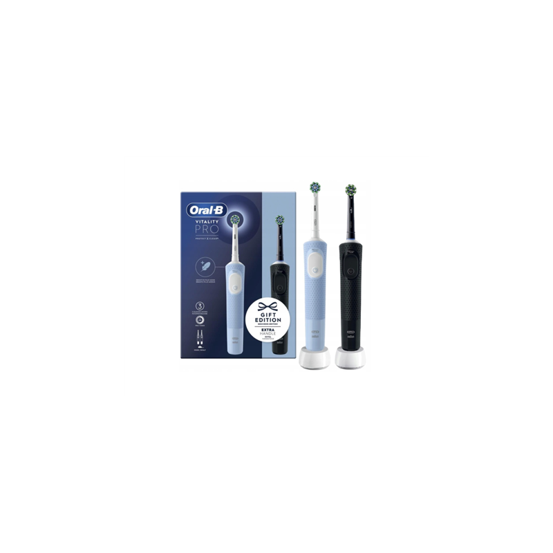 Oral-B Electric Toothbrushes Vitality Pro Duo Rechargeable For adults Number of brush heads included 2 Number