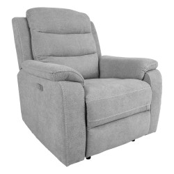 Кресло-реклайнер MIMI, электрическое кресло, 92x93xH102см, светло-серый