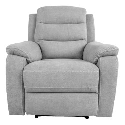 Recliner armchair MIMI, light grey