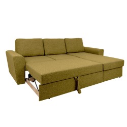 Corner sofa bed INGMAR autumn yellow