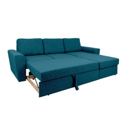 Corner sofa bed INGMAR green