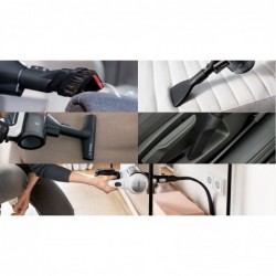 Bosch BSS711W stick vacuum/electric broom Battery Dry Bagless 0.3 L Black, Silver, White