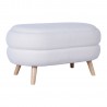 Ottoman  table HANA 87x48,5xH46cm, white, with storage