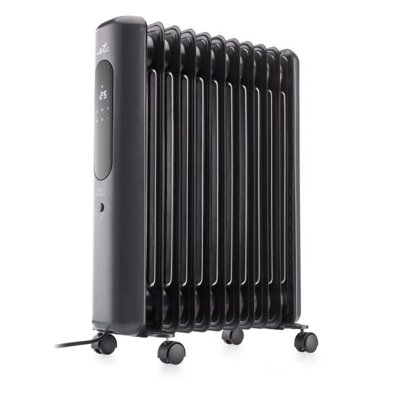 ETA Oil Radiator Heater Sole Smart 262590000 Oil Radiator 2500 W Number of power levels 3 Black