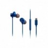 Panasonic RP-TCM225DEA USB-C Wired Earphones, In-Ear with Built-in Mic, Blue Panasonic