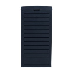 Prügikast GALA 41x41xH86cm/118L, must plastik