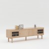 TV-table HANSEN 160x40xH55cm, melamine