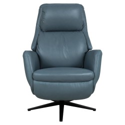 Tugitool DAMIANO elektriline recliner 72x84xH116cm, sinine nahk