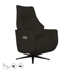 Tugitool DAYANA elektriline recliner 74x84xH115cm, pruun nahk