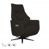 Tugitool DAYANA elektriline recliner 74x84xH115cm, pruun nahk