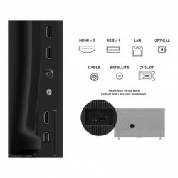 TCL 50P69K TV 127 cm (50") 4K Ultra HD Smart TV Wi-Fi Black