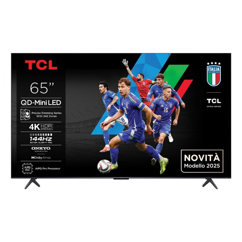 TCL 65C69K TV 165.1 cm (65") 4K Ultra HD Smart TV Wi-Fi Metallic