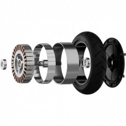 Segway Ninebot E2 D II Electric Folding Scooter - Black