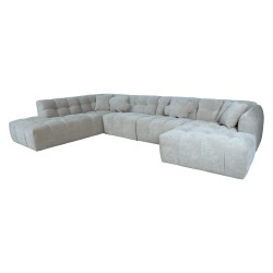 Corner sofa FORTE U-shape LC, beige