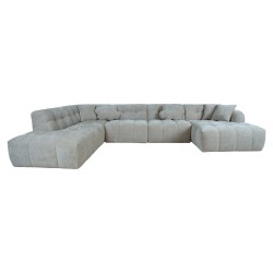 Corner sofa FORTE U-shape LC, beige