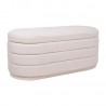 Bench HIRO 104x44xH44cm, white, with storage
