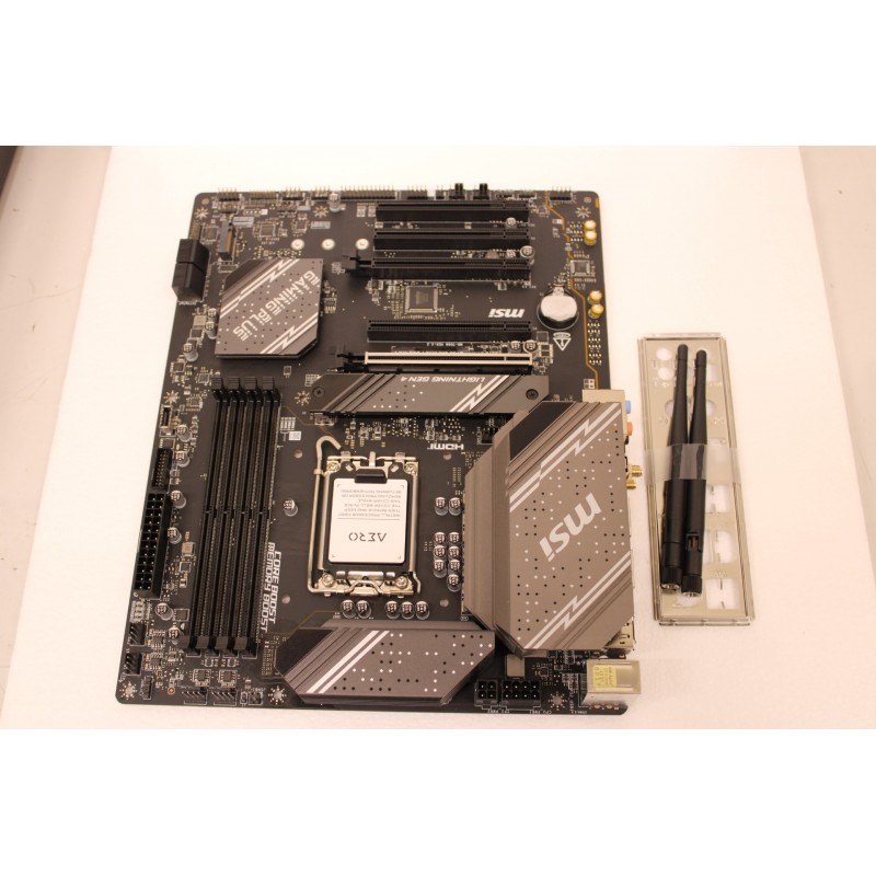 SALE OUT. MSI B760 GAMING PLUS WIFI MSI REFURBISHED, WITHOUT ORIGINAL PACKAGING AND MANUAL