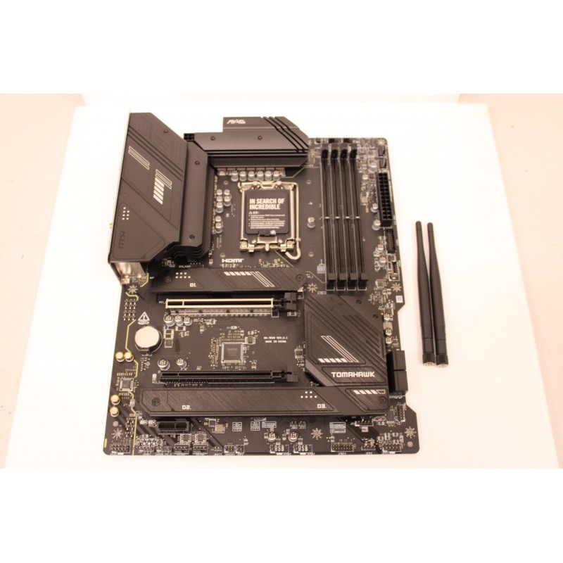 SALE OUT. MSI MAG B760 TOMAHAWK WIFI MSI REFURBISHED, WITHOUT ORIGINAL PACKAGING AND MANUAL