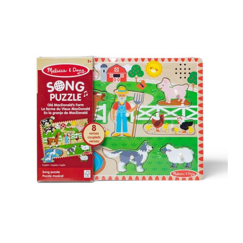 MELISSA & DOUG Пазл со звуками «Ферма старого Макдональда» на английском