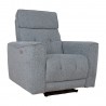 Tugitool BOSCO elektriline recliner 99x94xH102cm, sinakashall