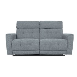 Recliner sofa BOSCO 2,5-seater with electric mechanism, bluish grey