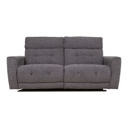 Recliner sofa BOSCO 2,5-seater with electric mechanism, grey