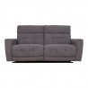 Recliner sofa BOSCO 2,5-seater with electric mechanism, grey
