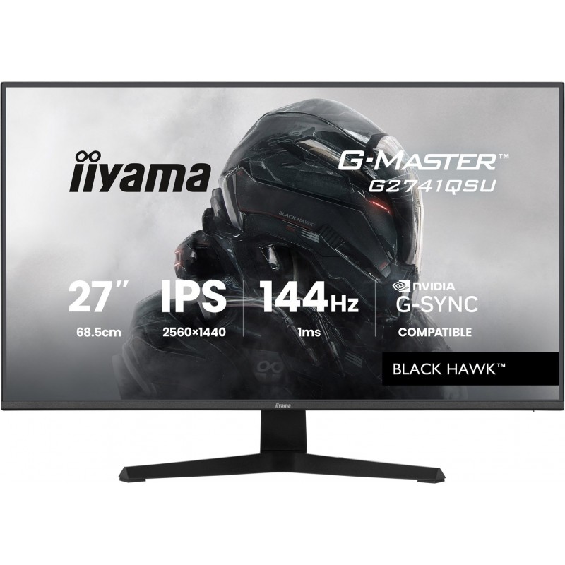 MONITOR IIYAMA LED IPS 27" G2741QSU-B1 Black Hawk 144Hz