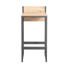 Baaritool HANNES 38x38xH80cm, rustik melamiin