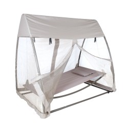 Hammock SUNDAY with canopy, taupe